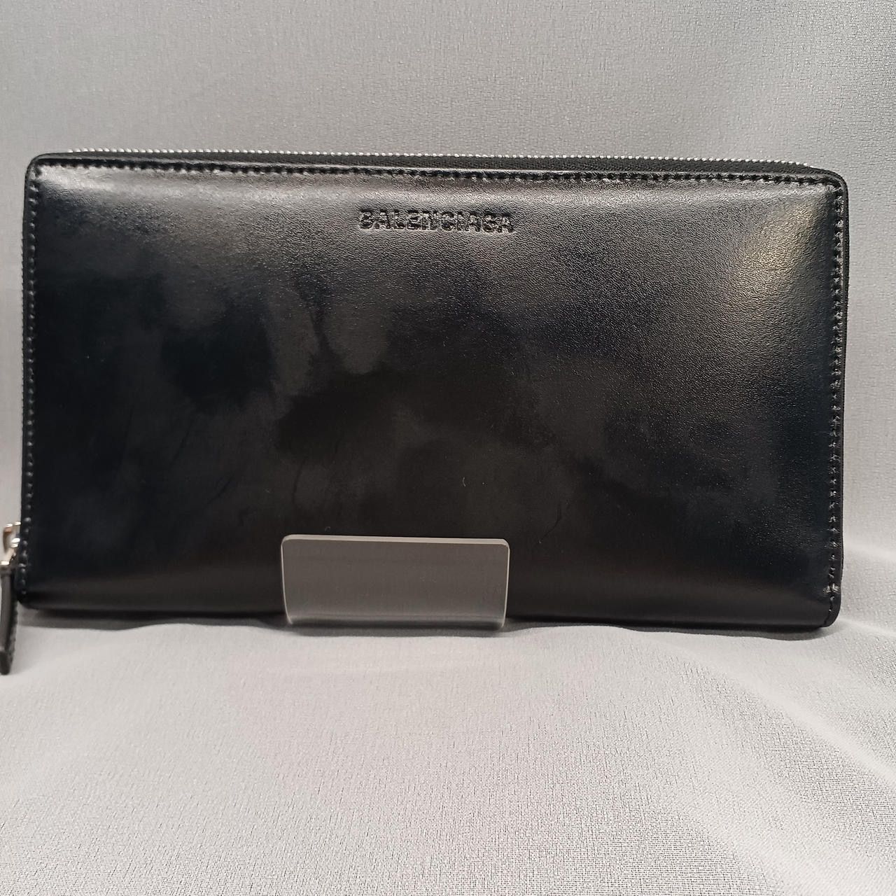 BALENCIAGA Men's Essential Continental Wallet "Black"