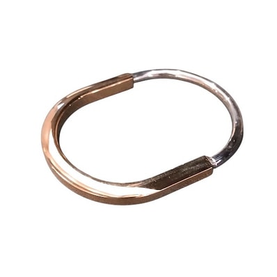 TIFFANY&Co. ティファニー ティファニー ロック バングル 7302738 K18ピンクゴールド K18ホワイトゴールド ローズゴールド ユニセックス【中古】