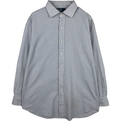古着 ラルフローレン Ralph Lauren POLO by RALPH LAUREN REGENT CLASSIC FIT 長袖 コットンシャツ メンズXL相当/eaa614955