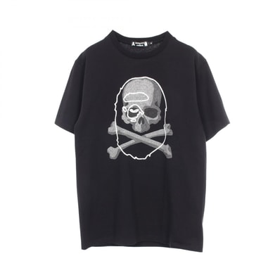 アベイシングエイプ A BATHING APE A BATHING APE × mastermind 半袖Tシャツ 衣料品 トップス コットン メンズ ブラック系 001TEG231909X 【中古】