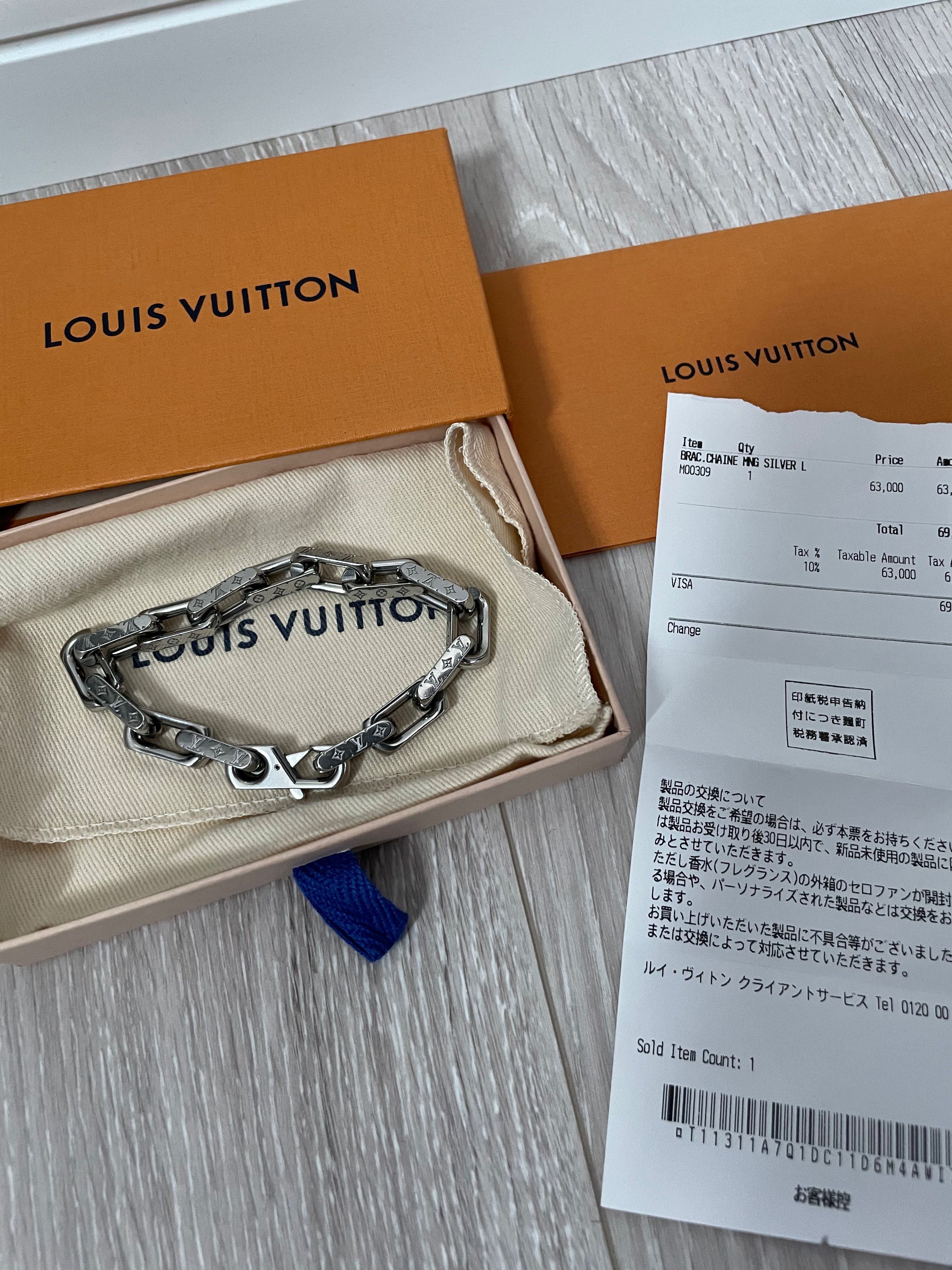 Louis Vuitton Monogram Chain Bracelet