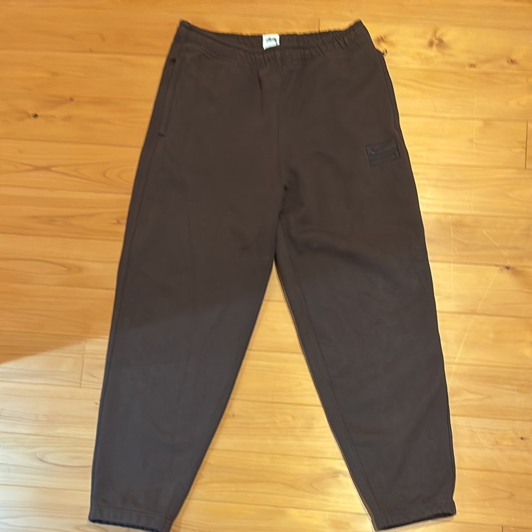 Stussy x Nike Stone Washed Fleece Pant "Dark Cinder" (US Size) FN5235-261