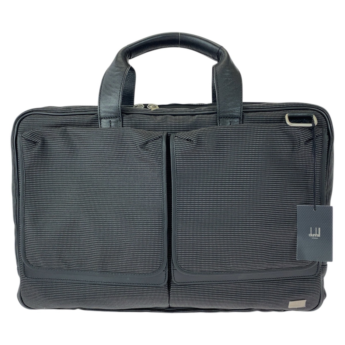 未使用に近い】超美品 Dunhill ダンヒル ブラック 黒 シルバー金具