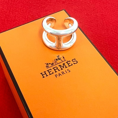 HERMES エルメス オスモズ GM リング シルバー925 リング・指輪 13号 シルバー
87849