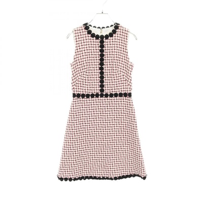 ケイトスペード Kate Spade フラワーモチーフ ワンピース 衣料品 トップス コットン アクリル レディース ピンク系 / マルチカラー 【中古】