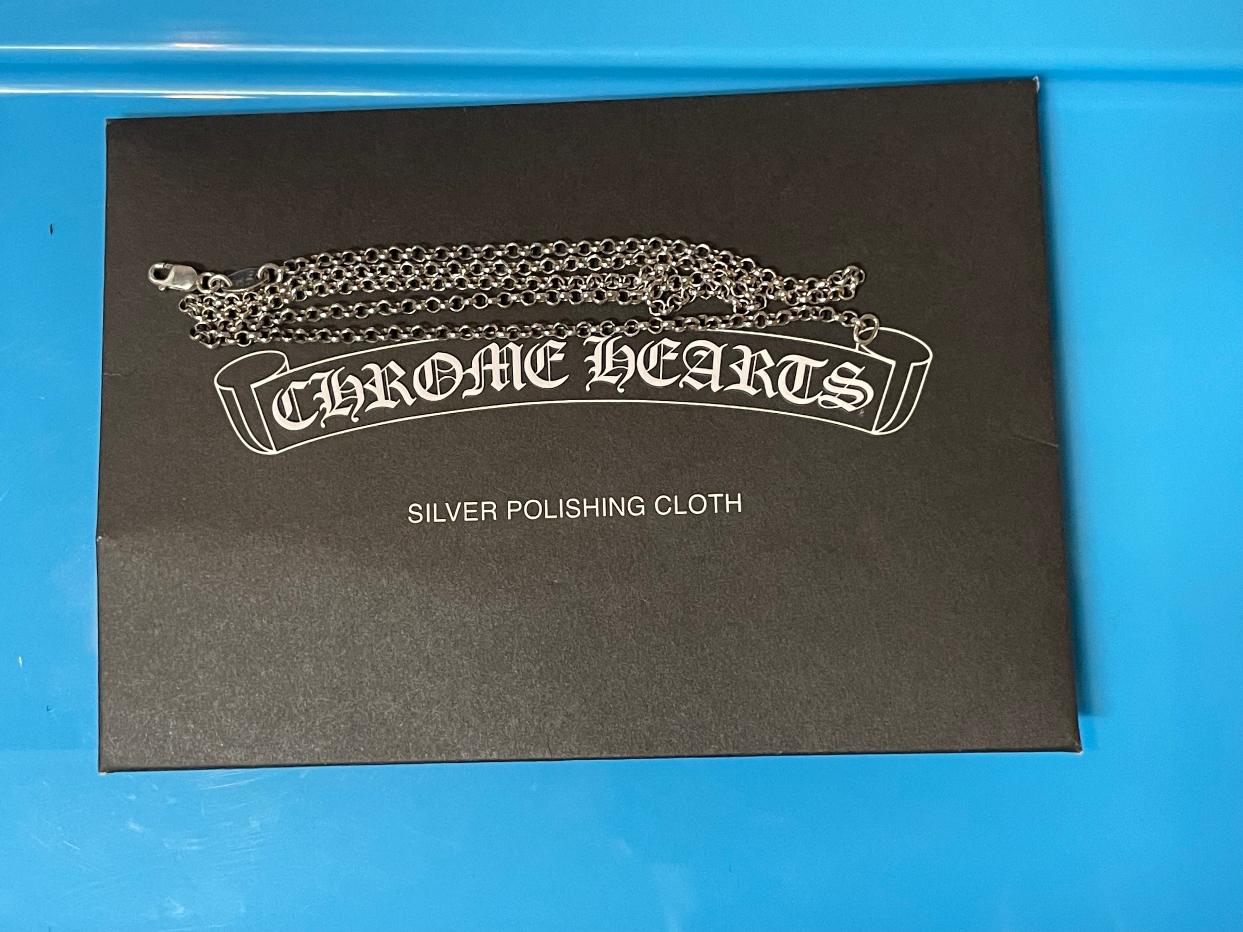 Chrome Hearts Roll Chain Necklace "Silver"