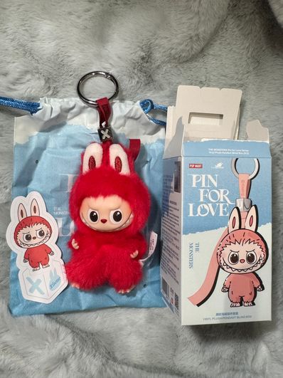 POP MART THE MONSTERS (LABUBU) Pin for Love Series-Vinyl Plush Pendant (N-Z) X