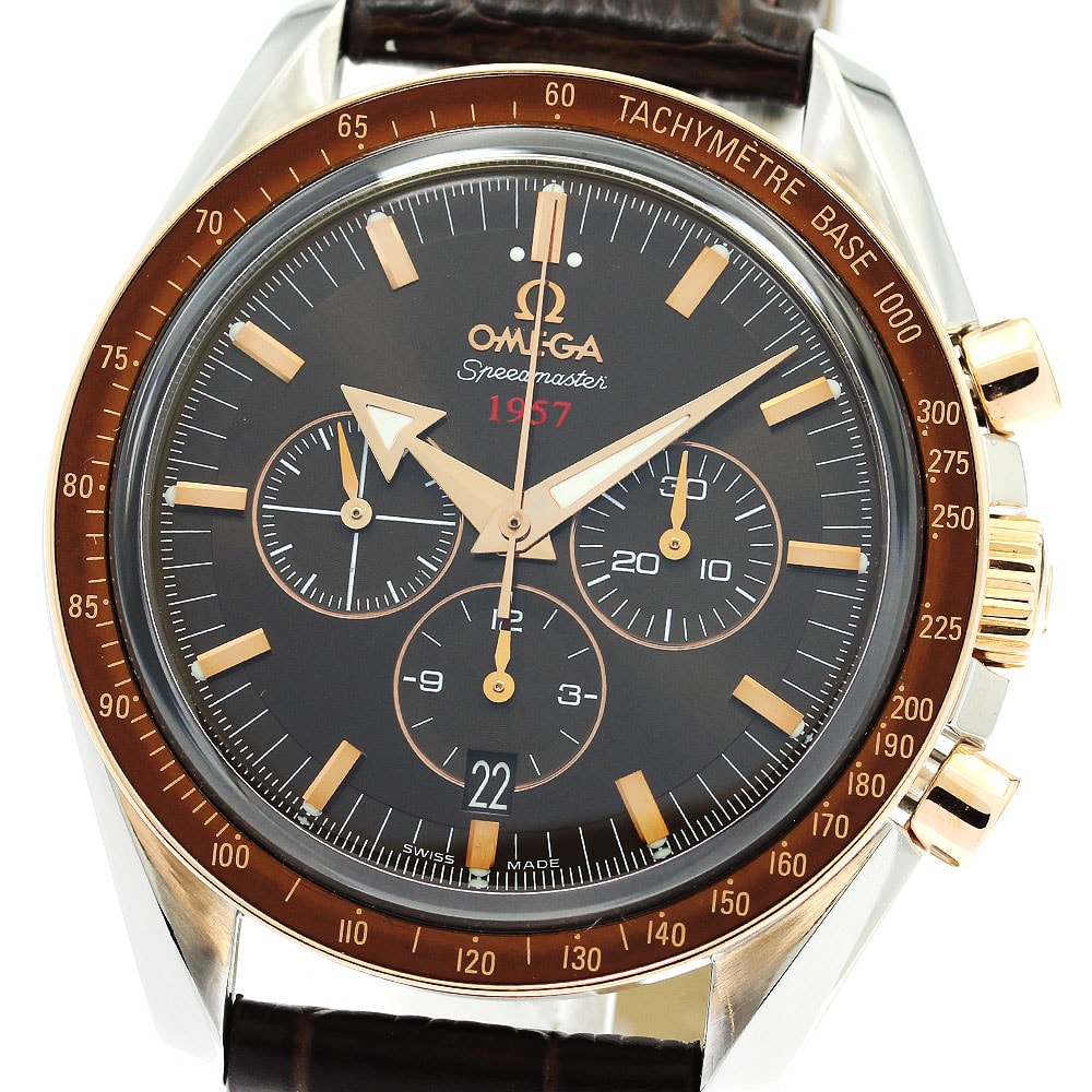 ☆美品 オメガ スピードマスター ブロードアロー メンズ 【中古】