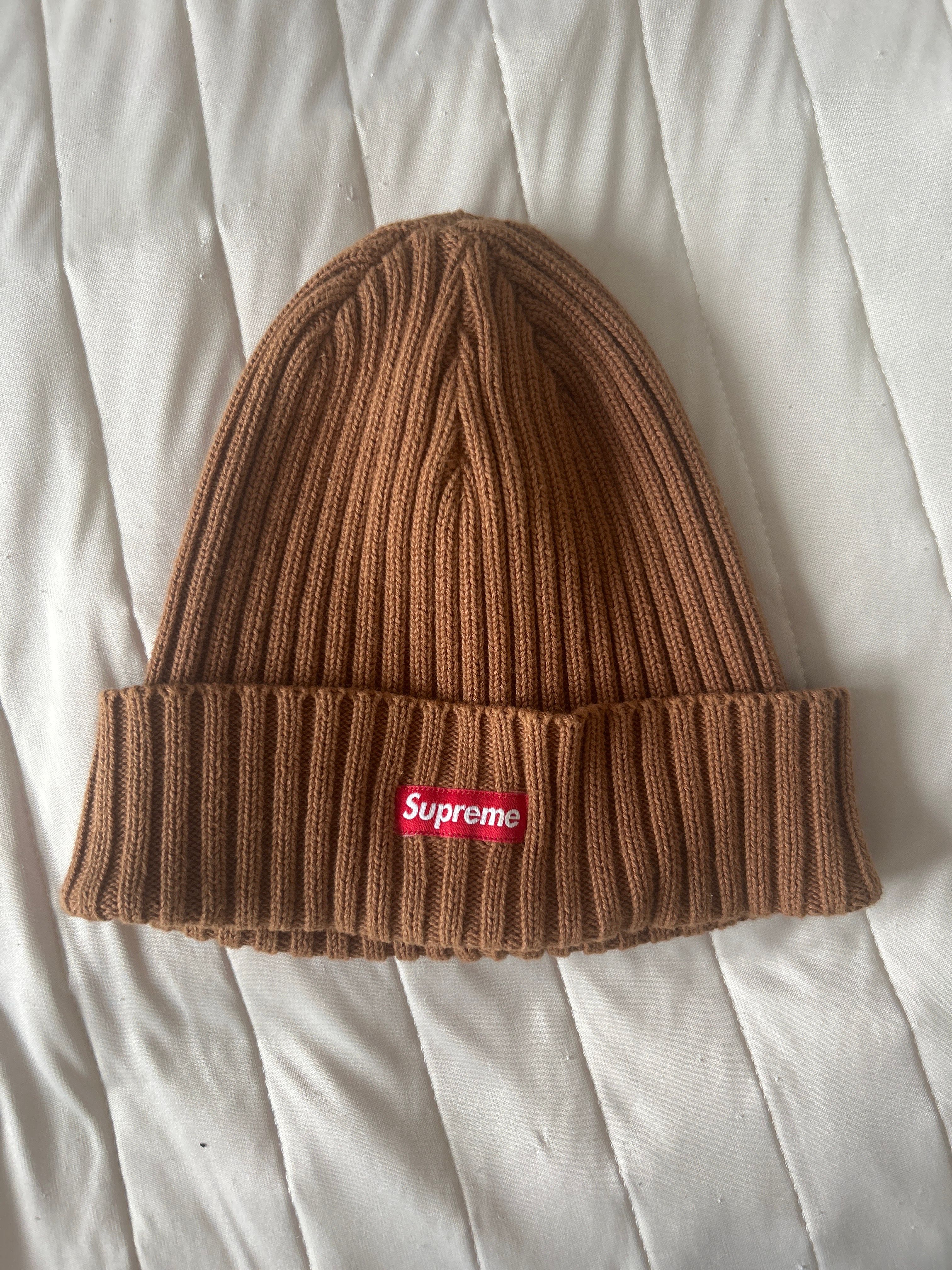 Supreme SS22 Overdyed Beanie "Brown"(22SS)