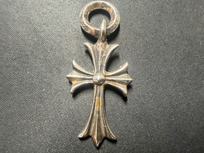 Chrome Hearts Tiny CH Cross Charm "Silver"