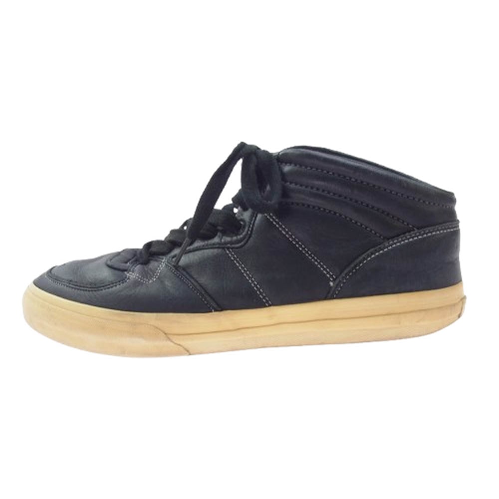 VISVIM ビズビム スニーカー LOGAN MID ELK エルクレザー ハイカット スニーカー ブラック系 11【中古】