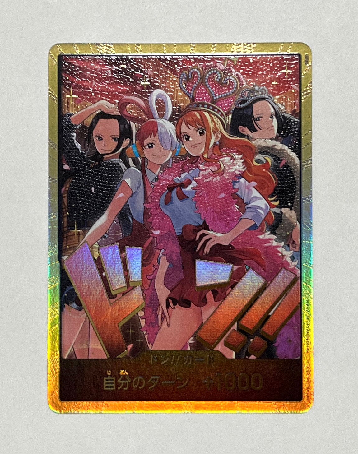 PSA10】ドン!!カード : ロビン&ウタ&ナミ&ハンコック 金ドン [開封済