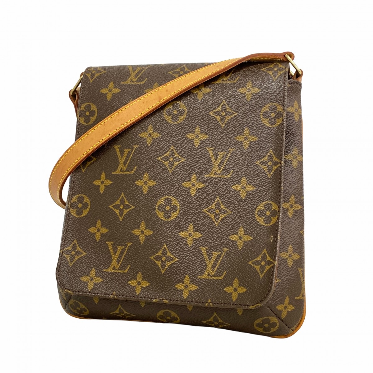 【6db1266】ルイヴィトン ショルダーバッグ モノグラム ミュゼットサルサロングストラップ M51387 ブラウン【中古】レディース