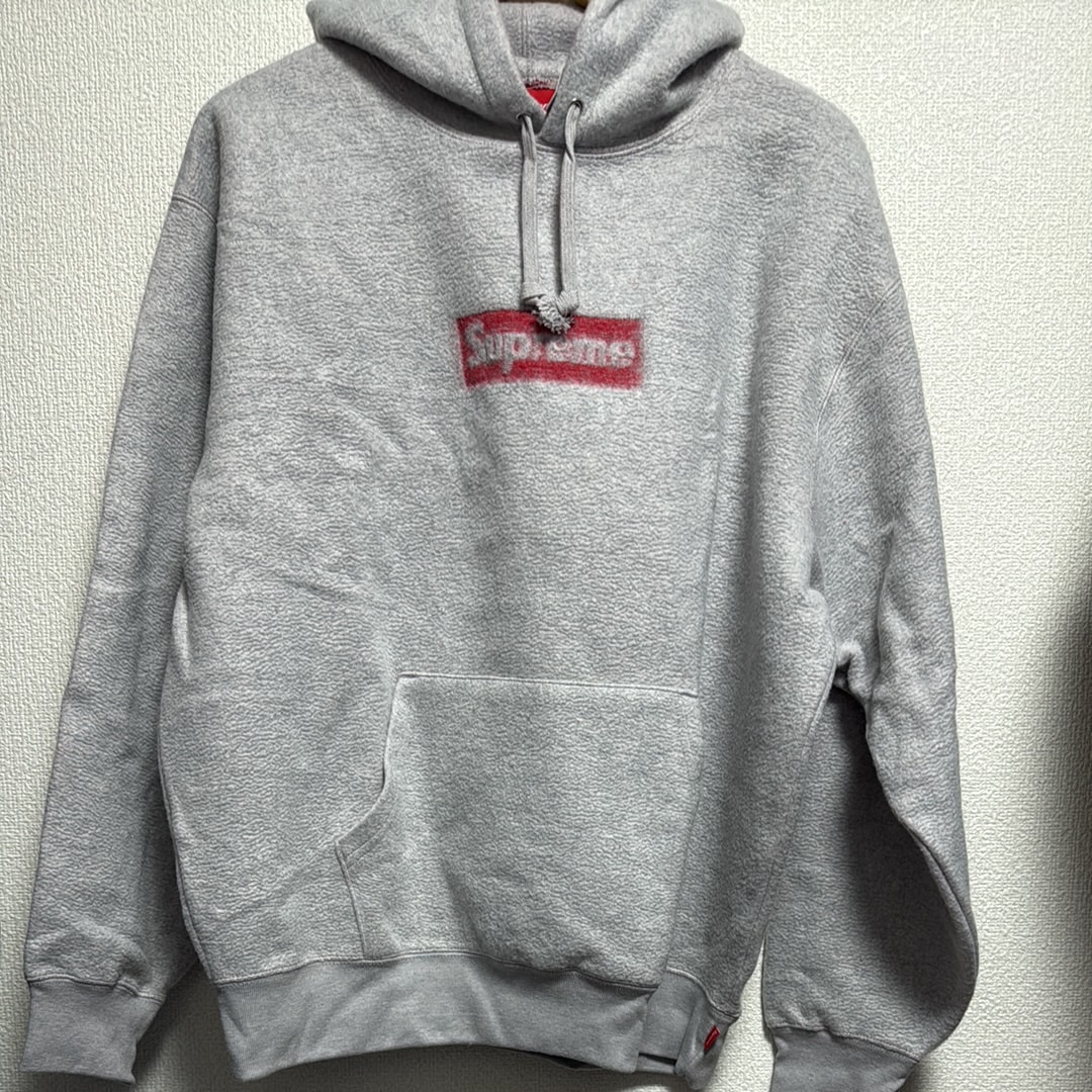 Supreme Inside Out Box Logo Hooded Sweatshirt "Heather Grey"