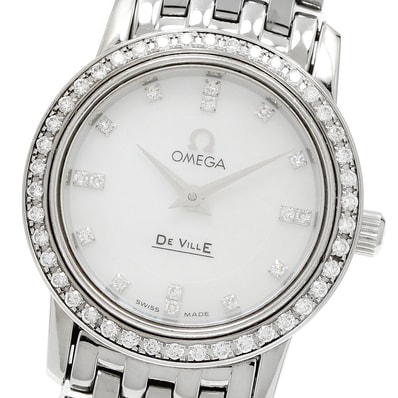 オメガ デビル プレステージ 4575.75 レディース 【中古】