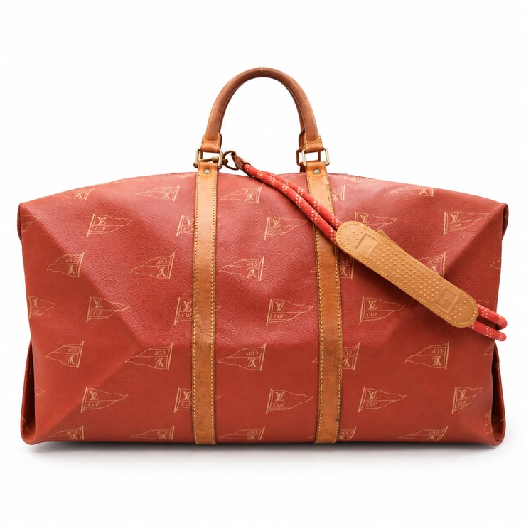 LOUIS VUITTON(ルイ・ヴィトン)カブール ヴィトンカップ 1995年限定 ヴィンテージ ボストンバッグ 2WAY アボガニー レッド系 M80020【中古】