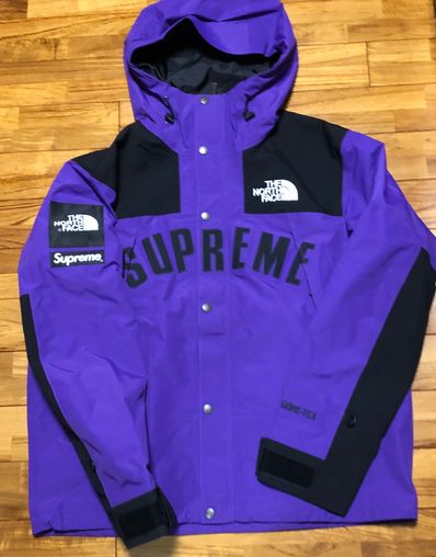 Supreme x The North Face Arc Logo Mountain Parka "Purple"