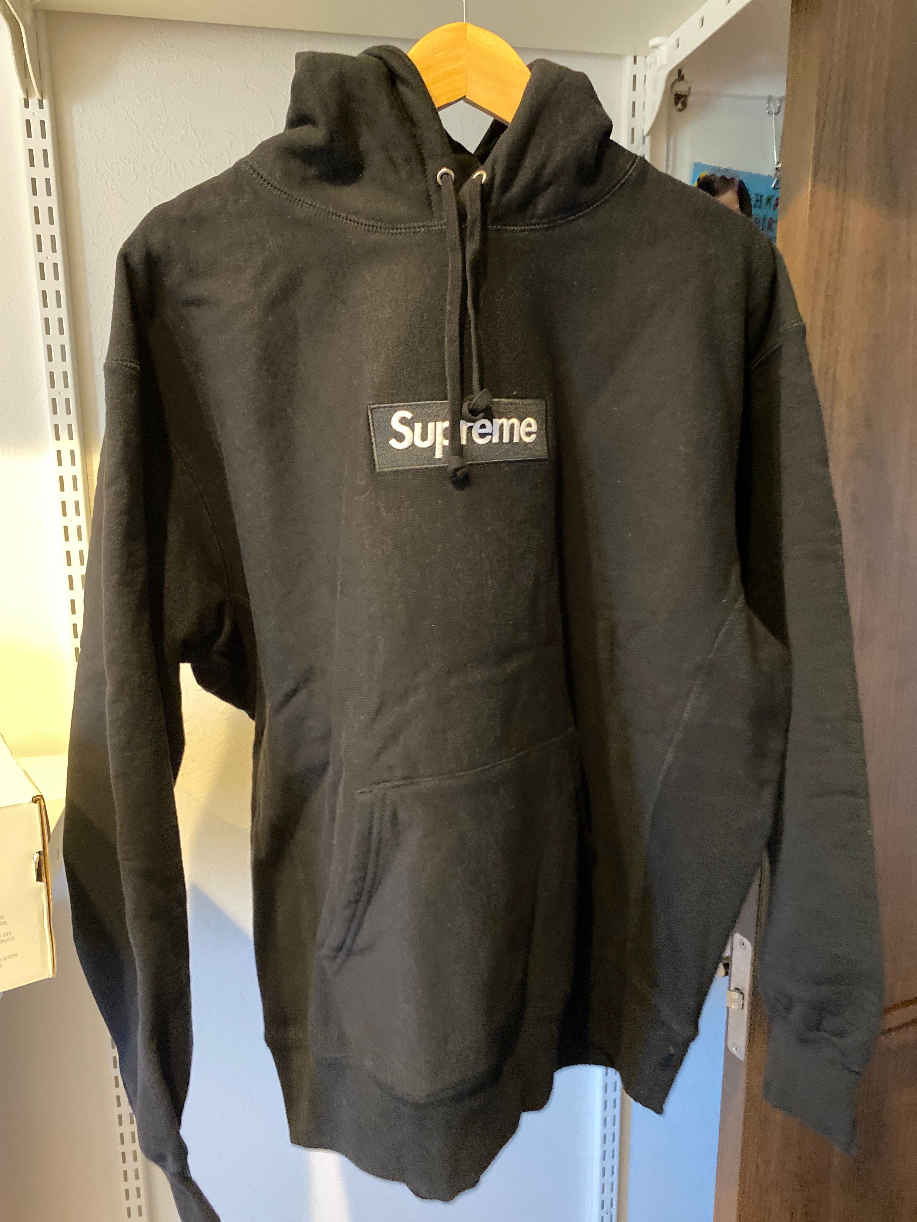 Supreme Box Logo Hooded Sweatshirt "Black" (21FW)