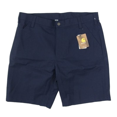Carhartt カーハート ショートパンツ コットンキャンバス ワーク ショーツ ハーフパンツ ネイビー系 38【中古】