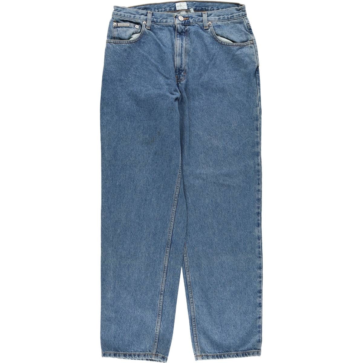 古着 90~00年代 カルバンクライン Calvin klein JEANS テーパードデニムパンツ メンズw32相当 ヴィンテージ/eaa531601