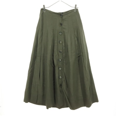 ZARA WOMAN ザラウーマン ロング丈 プリーツスカート S ダークグレー系