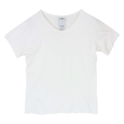 VISVIM ビズビム Tシャツ 12SS 0112105010006 DOUBLE SCOOP V-NECK S/S LUXSIC ダブルスクープ Vネック 半袖 Tシャツ ラクシック ホワイト ホワイト系 1【中古】