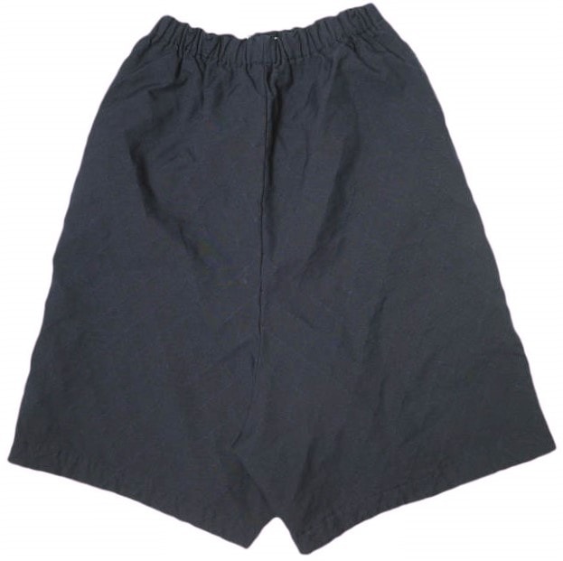 COMME des GARCONS COMME des GARCONS コムデギャルソン コムデギャルソン 日本製 14AW ポリエステル縮絨 キルティングサルエルパンツ RN-S029 S NAVY コムコム ポリ縮 ペンギン 中綿 イージー ショーツ