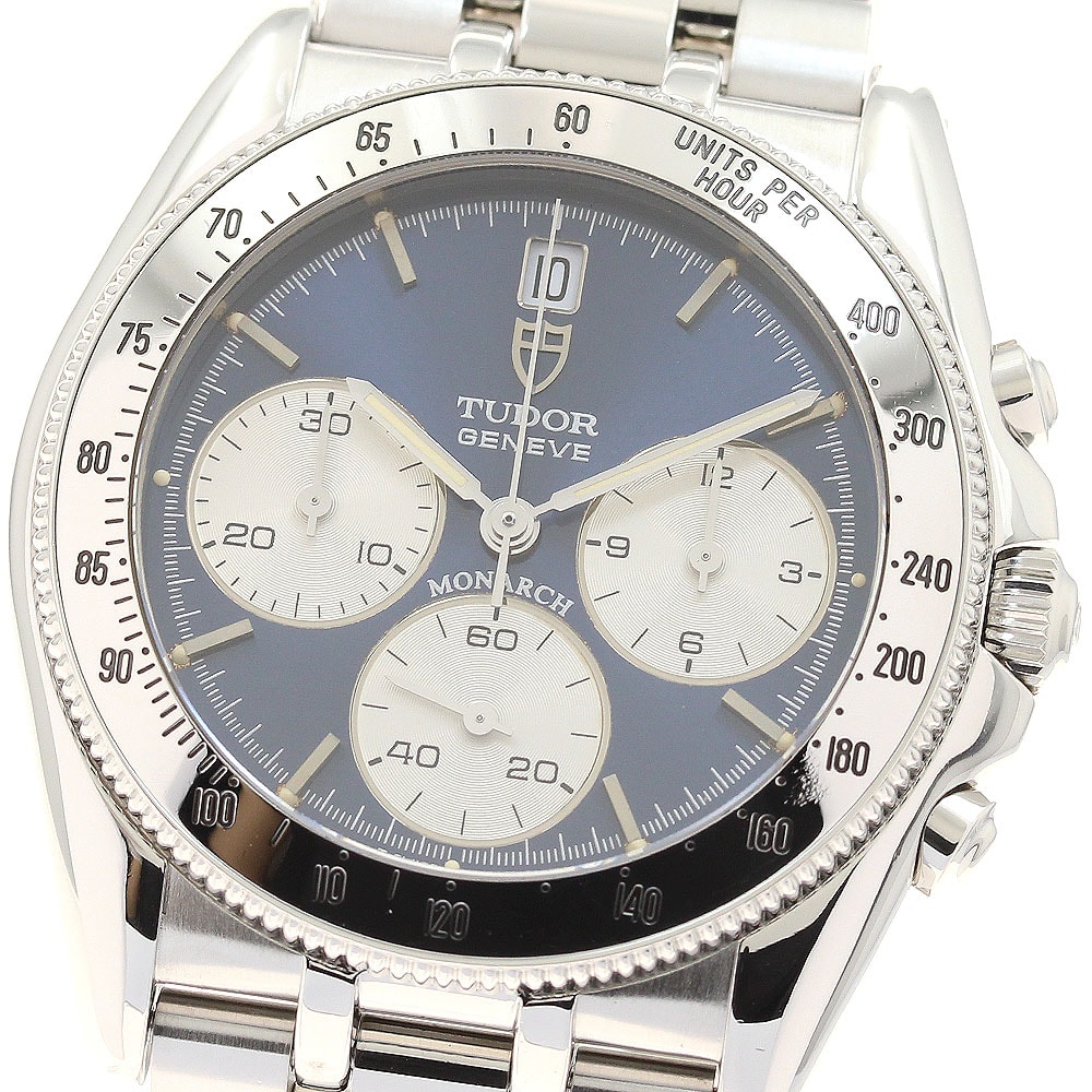 チュードル モナーク デイト クロノグラフ 15900 メンズ 【中古】