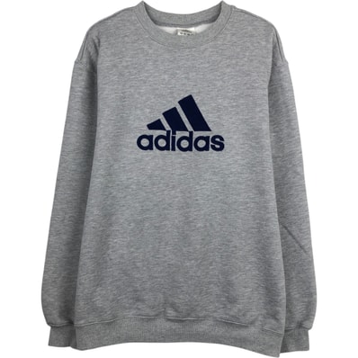 古着 00年代 アディダス adidas ロゴスウェットシャツ トレーナー メンズL相当/eaa635039