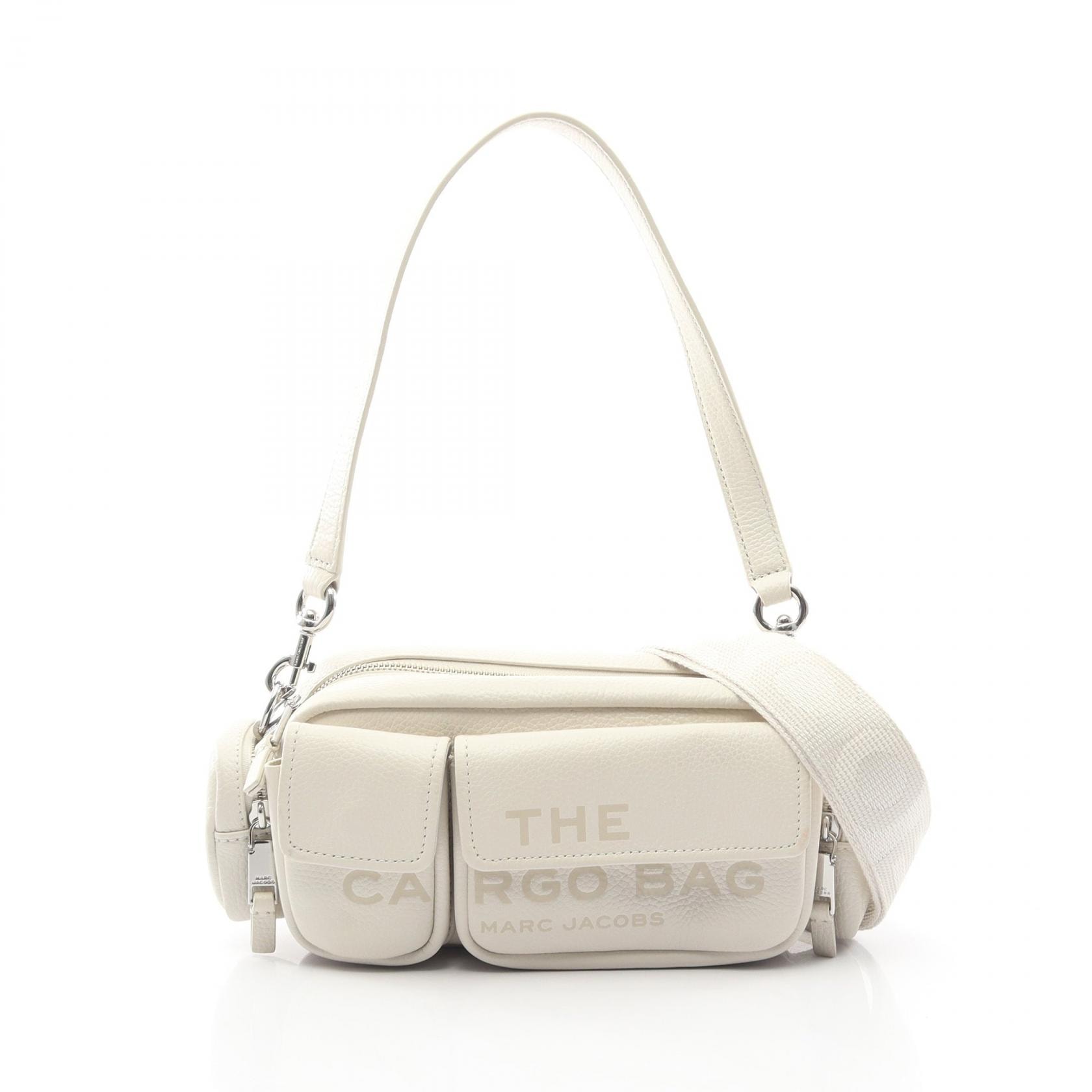マークジェイコブス MARC JACOBS THE LEATHER CARGO BAG 2WAY ショルダーバッグ バッグ レザー レディース ホワイト系 2S4HSH085H02 【中古】