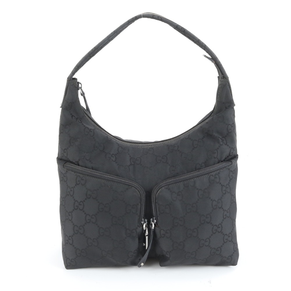 ■極美品 グッチ GGナイロン 001-3380 ショルダーバッグ