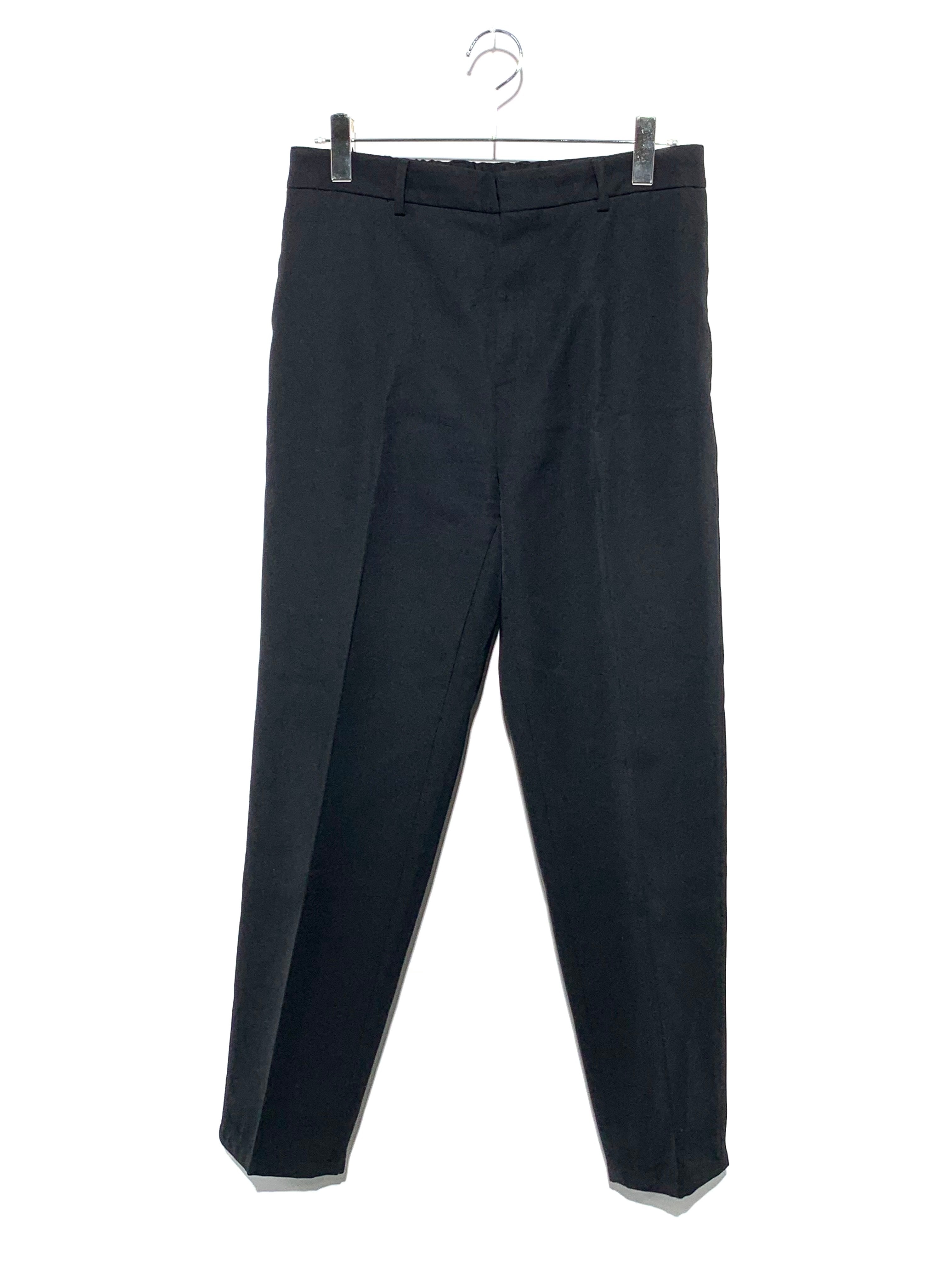 Jil Sander Tapered Trousers Gabardine Wool "Black"