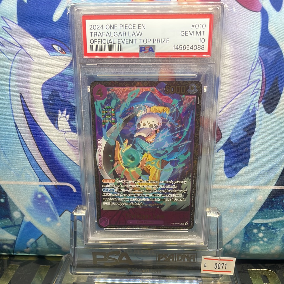 トラファルガー・ロー SR [ST10-010]【英語版】(プロモーションカード「2024 3‐5月 オンライン リージョナル イベント」)