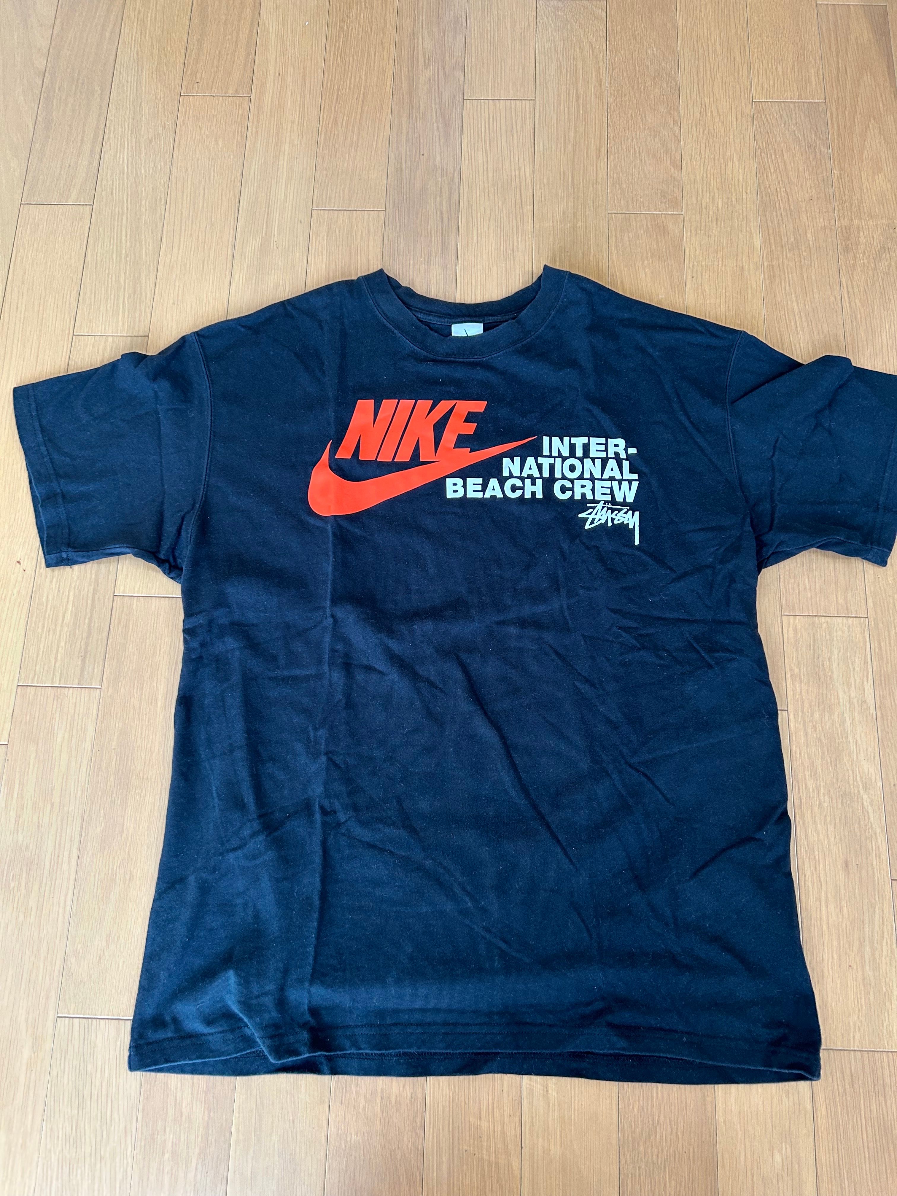 Nike x Stussy International Beach Crew T-Shirt "Black"