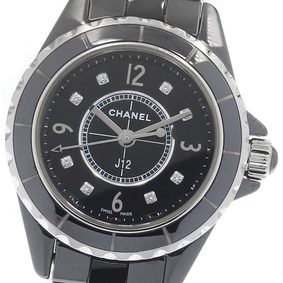 シャネル J12 黒セラミック H2569 レディース 【中古】