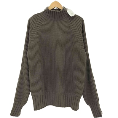 21SS ZIPPED KNIT SWEATER【1143579408842】