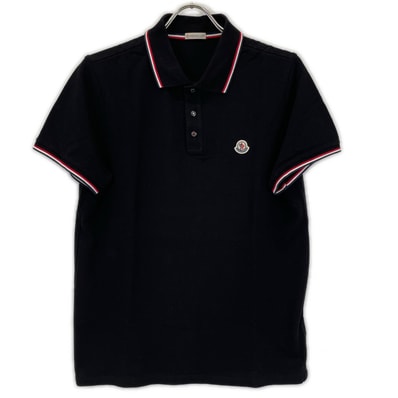 モンクレール MAGLIA POLO MANICA CORTA ロゴワッペン ポロシャツ M