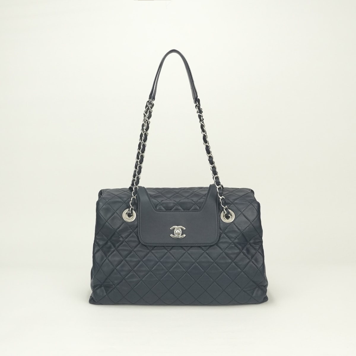 エルメス HERMES マトラッセ バッグ トートバッグ ショルダーバッグ ラムスキン ネイビー Navy 紺 シルバー金具 ハンドバッグ ココマーク