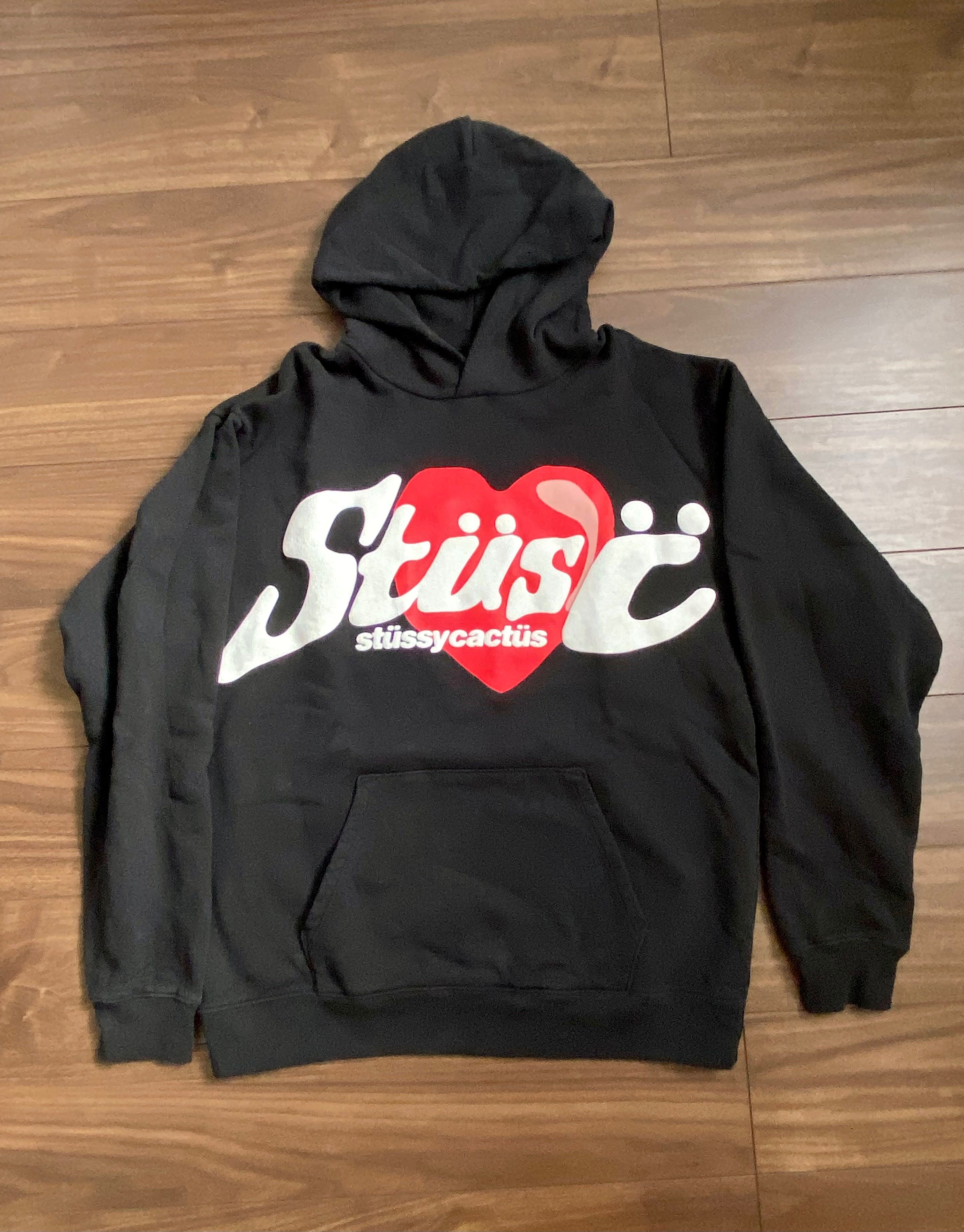 Stussy CPFM HEART HOODIE "Black"