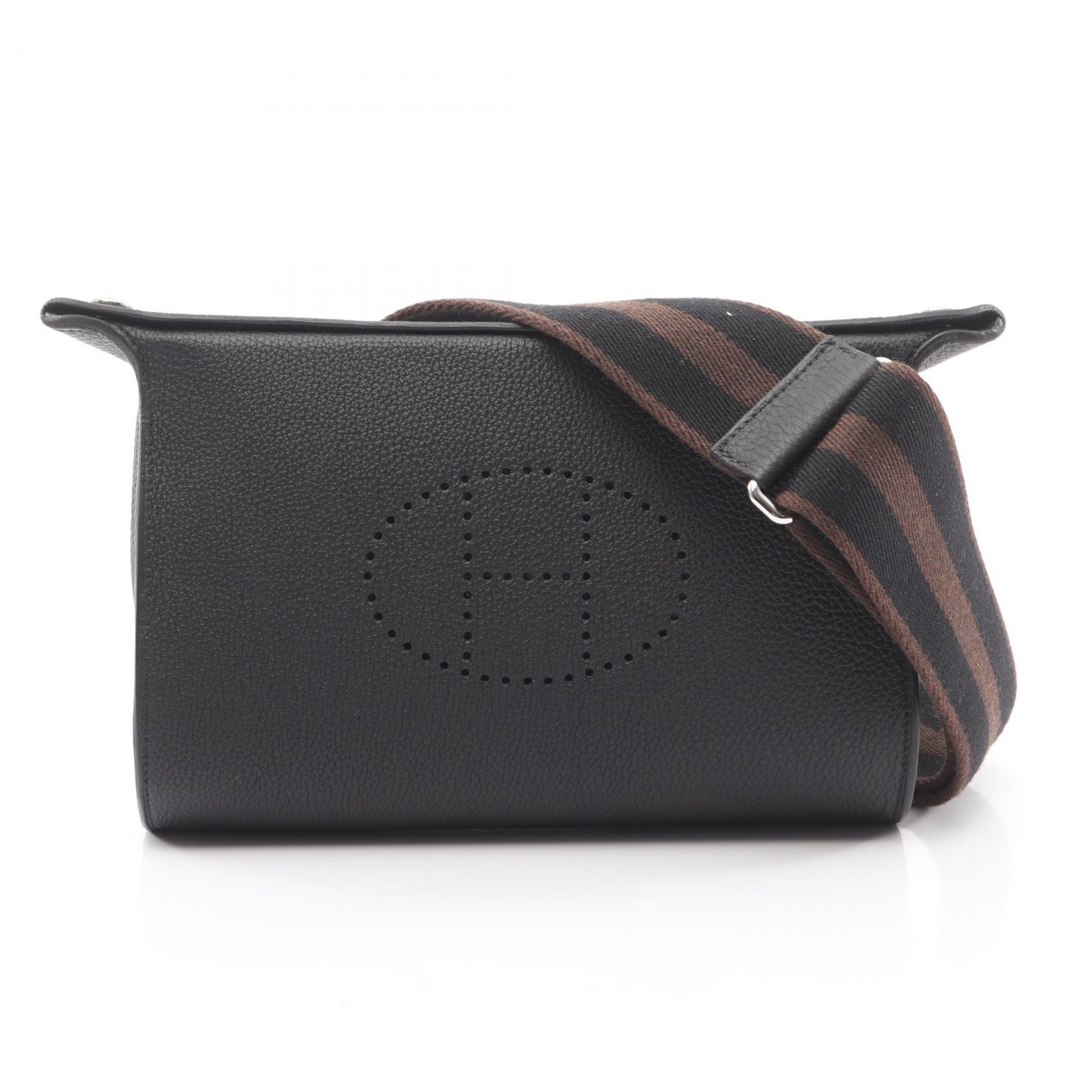 エルメス HERMES ヴィド ポッシュ ショルダーバッグ バッグ レザー トゴ トゴ B刻印(2023年製造) レディース ブラック系 【中古】