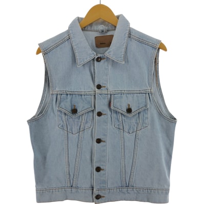 古着 リーバイス Levi's デニムベスト メンズS相当/eaa401212
