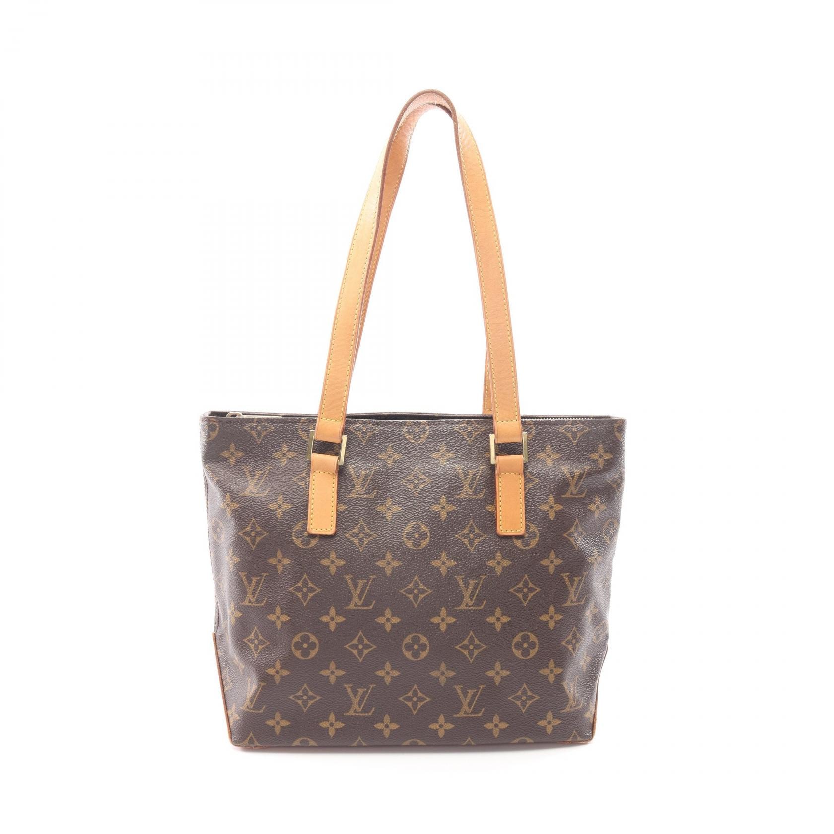 ルイ・ヴィトン LOUIS VUITTON カバピアノ モノグラム ショルダーバッグ バッグ PVCコーティングキャンバス レザー モノグラム レディース ブラウン系 M51148 【中古】