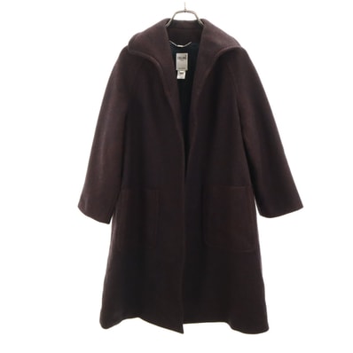 美品 CELINE セリーヌ フランス製 ウールコート 38 ブラウン