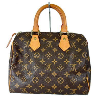 LOUIS VUITTON ルイ・ヴィトン M41109 ハンドバッグ スピーディ25 ブラウン モノグラムキャンバス/ヌメ革 レディース