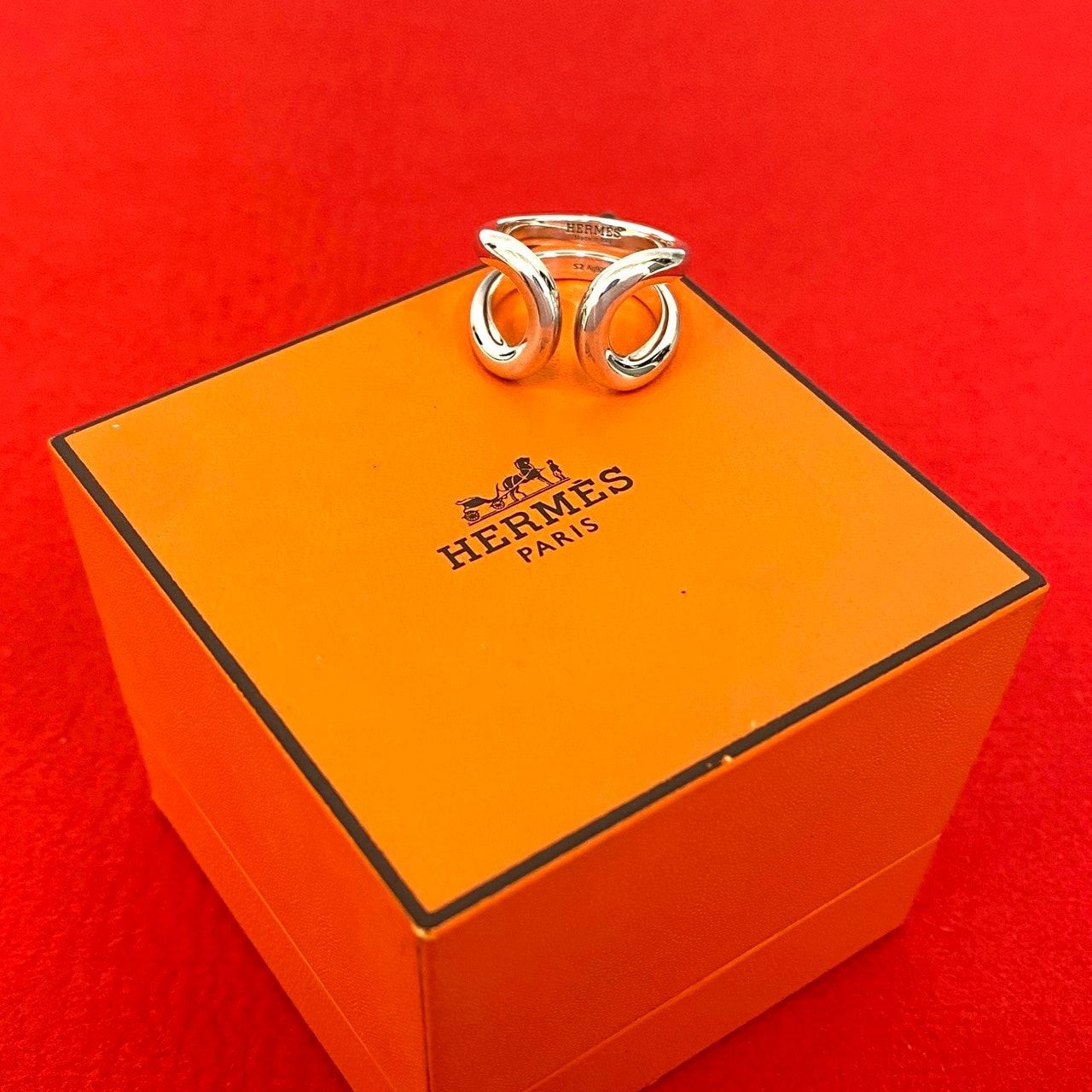 HERMES エルメス リマ PM シルバー925 リング・指輪 12号 シルバー
 20841