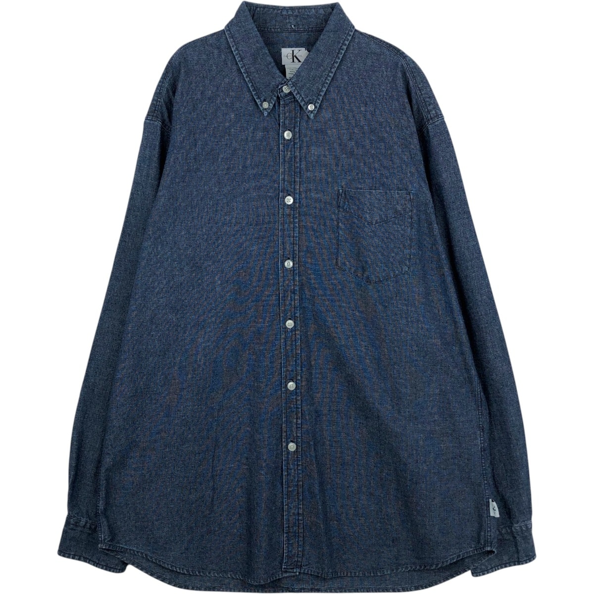 古着 90~00年代 カルバンクライン Calvin klein JEANS 長袖 ボタンダウンシャツ メンズXL相当 ヴィンテージ/eaa643881