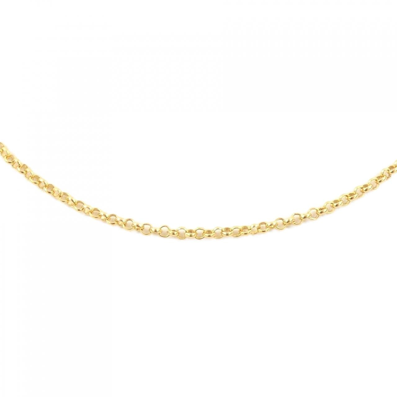 Chrome Hearts 22K Roll Chain Necklace "Yellow Gold"