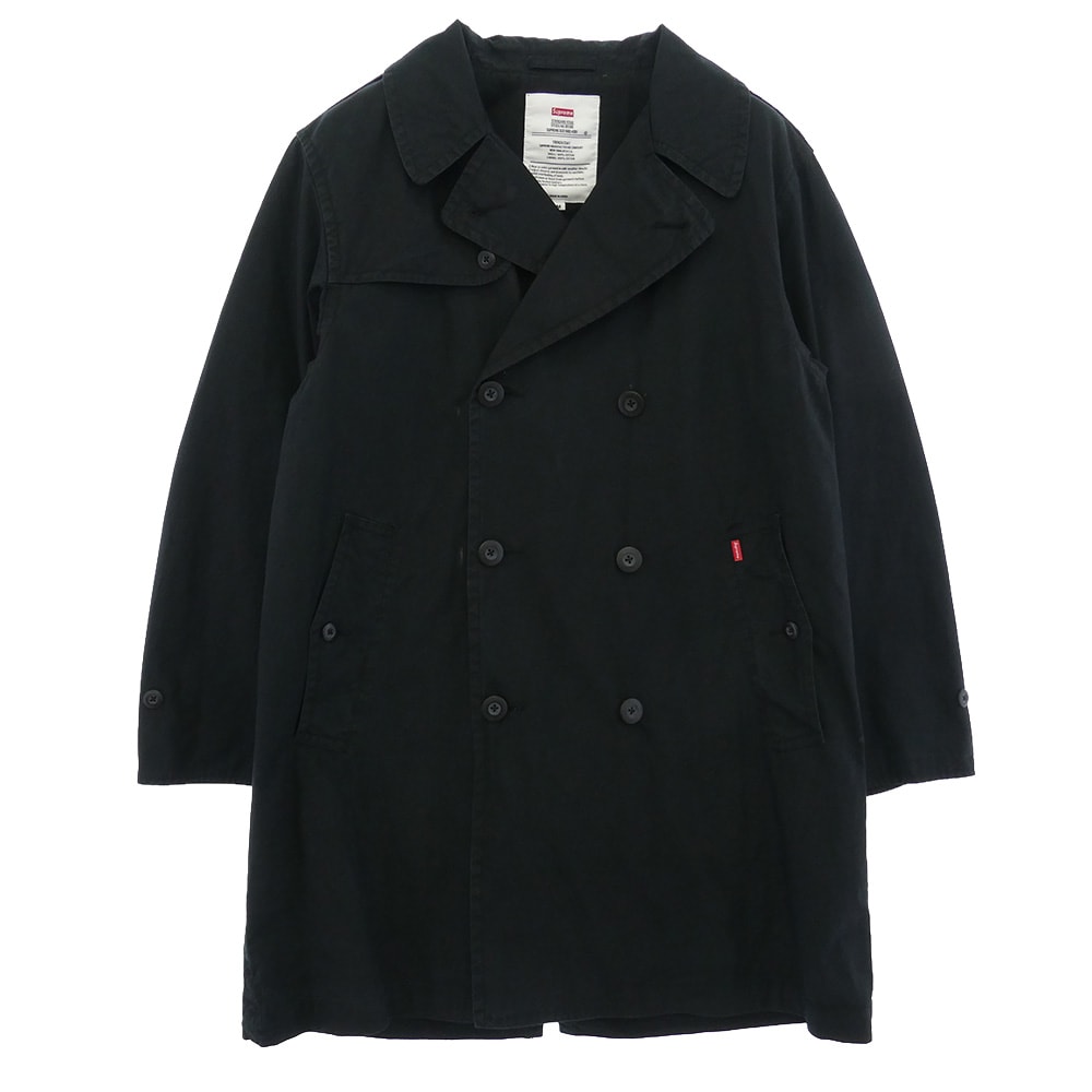 Supreme シュプリーム 20SS Military Trench Coat ミリタリー トレンチ コート ブラック系 M【中古】