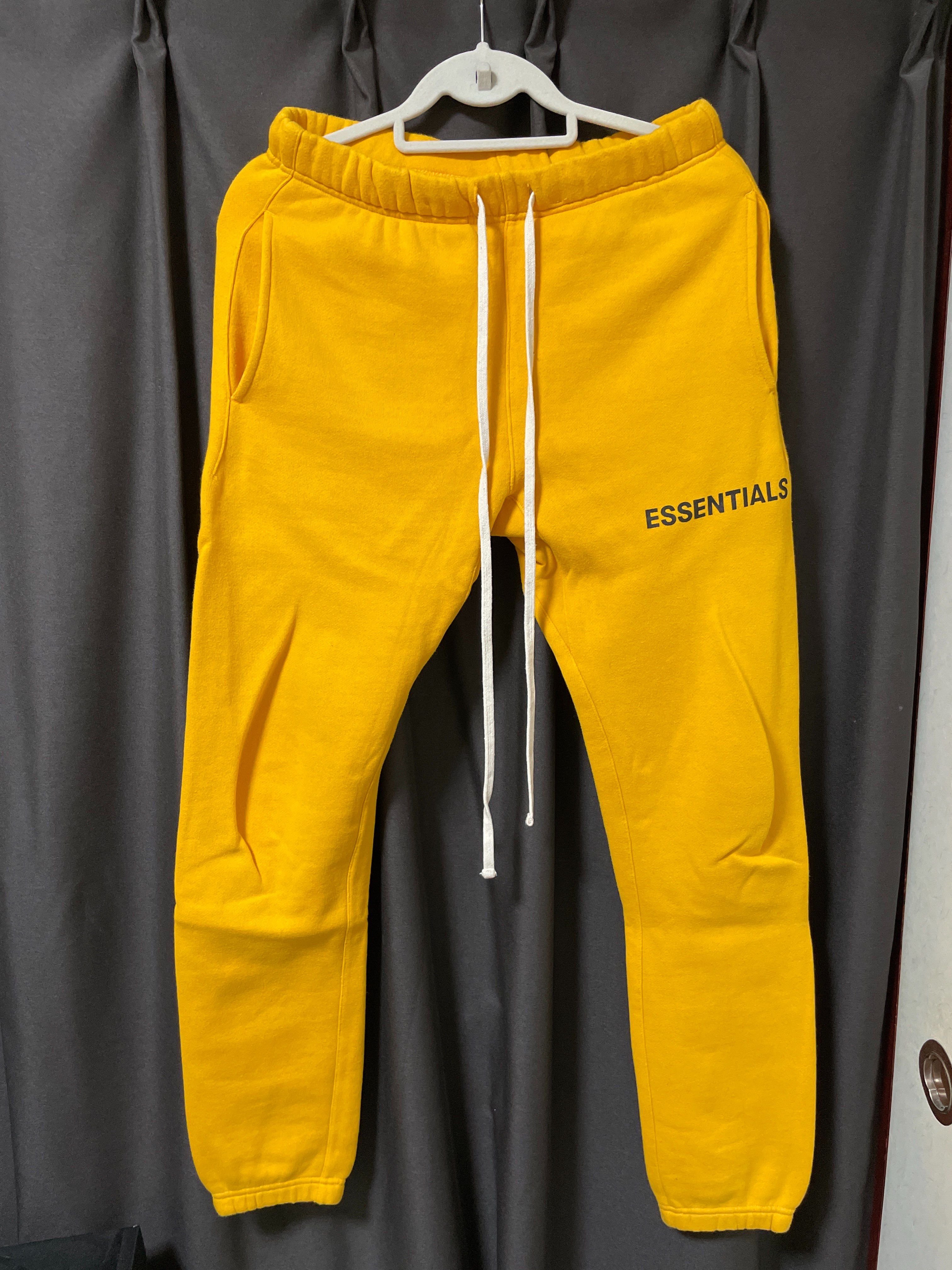 FEAR OF GOD Essentials Graphic Sweatpants "Yellow"