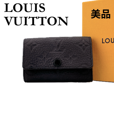 ★ルイヴィトン★ LOUIS VUITTON キーケース モノグラム トリヨン ミュルティクレ6 黒 6連